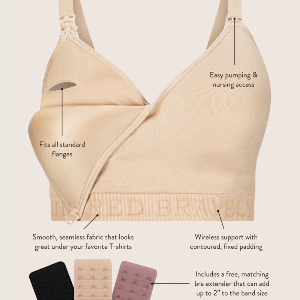 Kindred Bravely Signature Sublime Contour Hands-Free Pumping & Nursing Bra